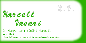 marcell vasari business card