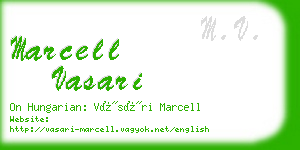 marcell vasari business card